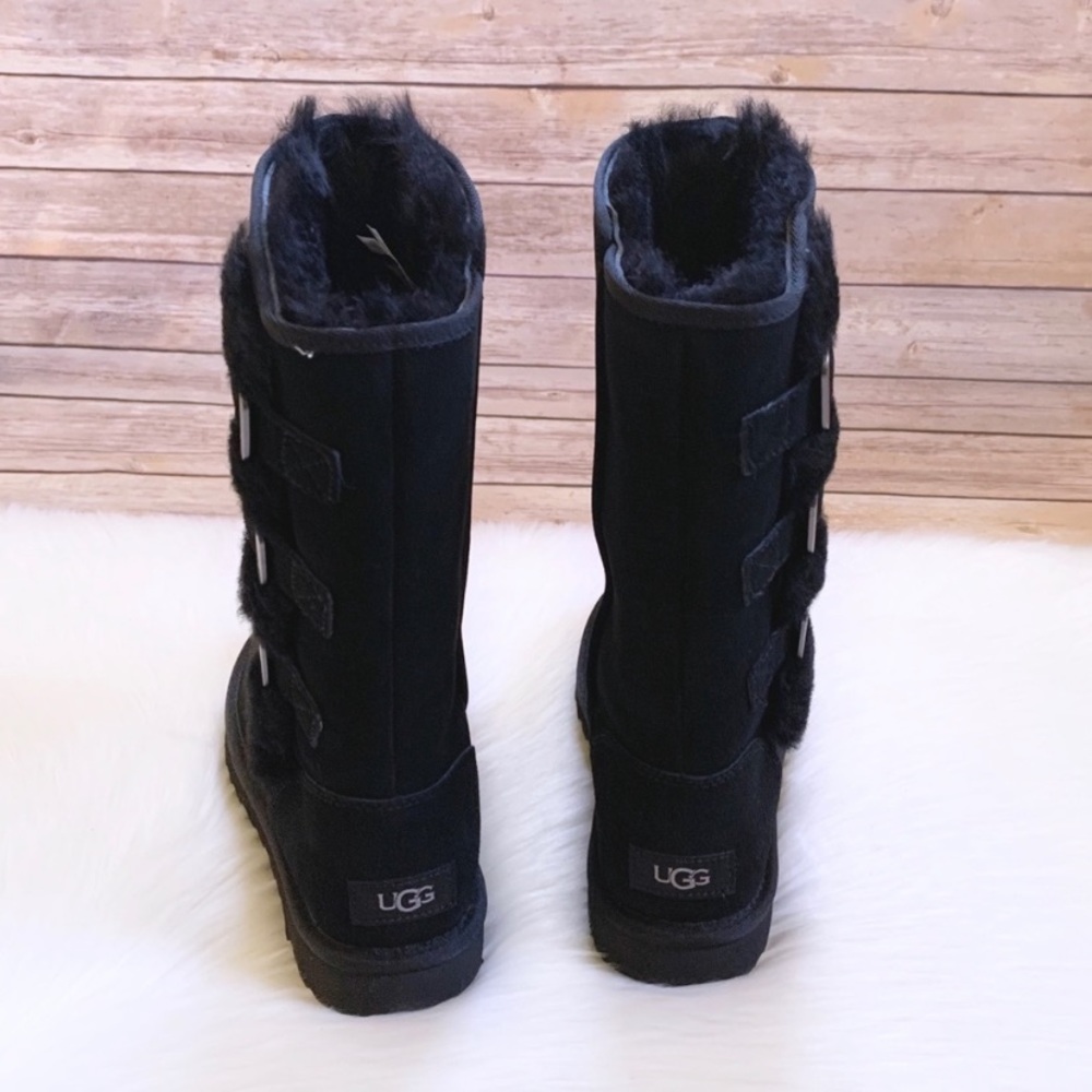 UGG Klea Black Boots - Picture 6 of 9